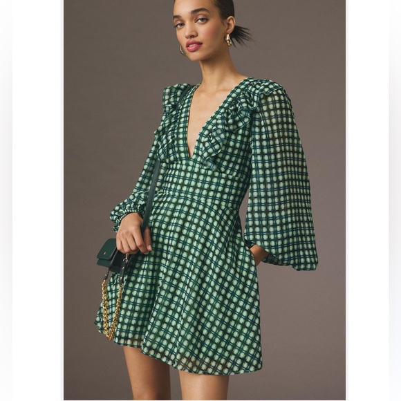 Anthropologie Pants - NWT Anthropologie Hutch Long-Sleeve Deep-V Romper Size XL